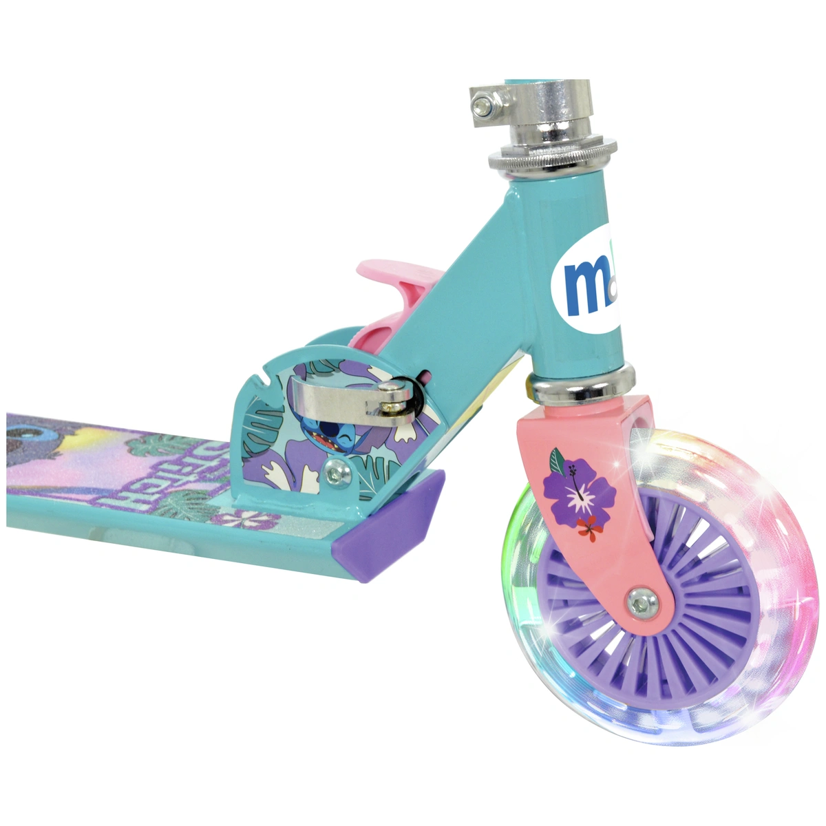 Disney Stitch Kids Foldable 2 Wheel Scooter
