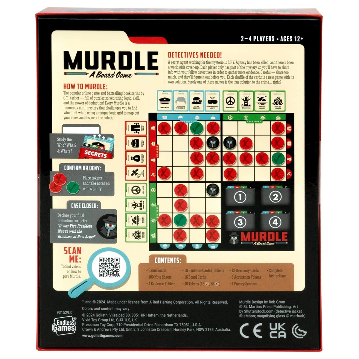 Goliath Games Murdle The Board Game