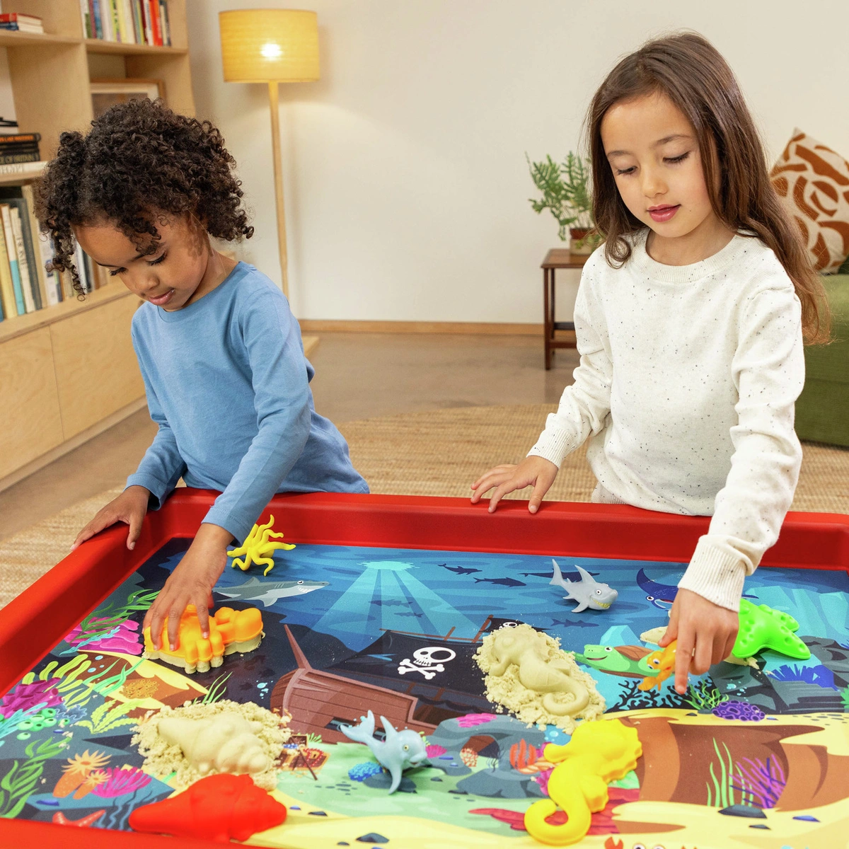 Play Tray Sea and Dino Play Mat Set