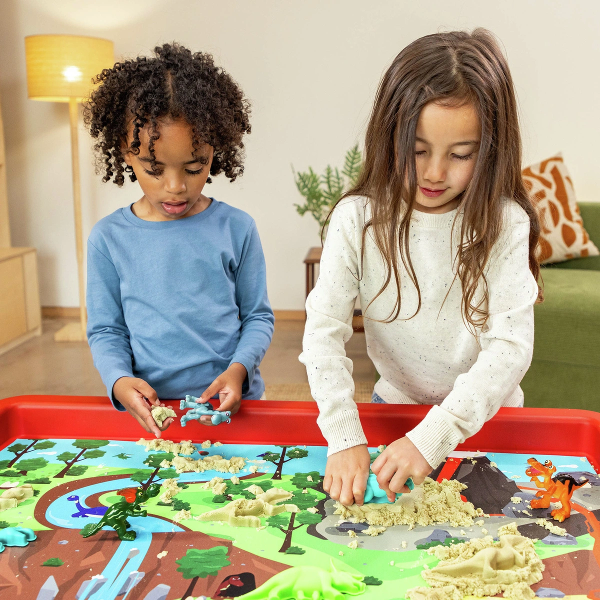 Play Tray Sea and Dino Play Mat Set