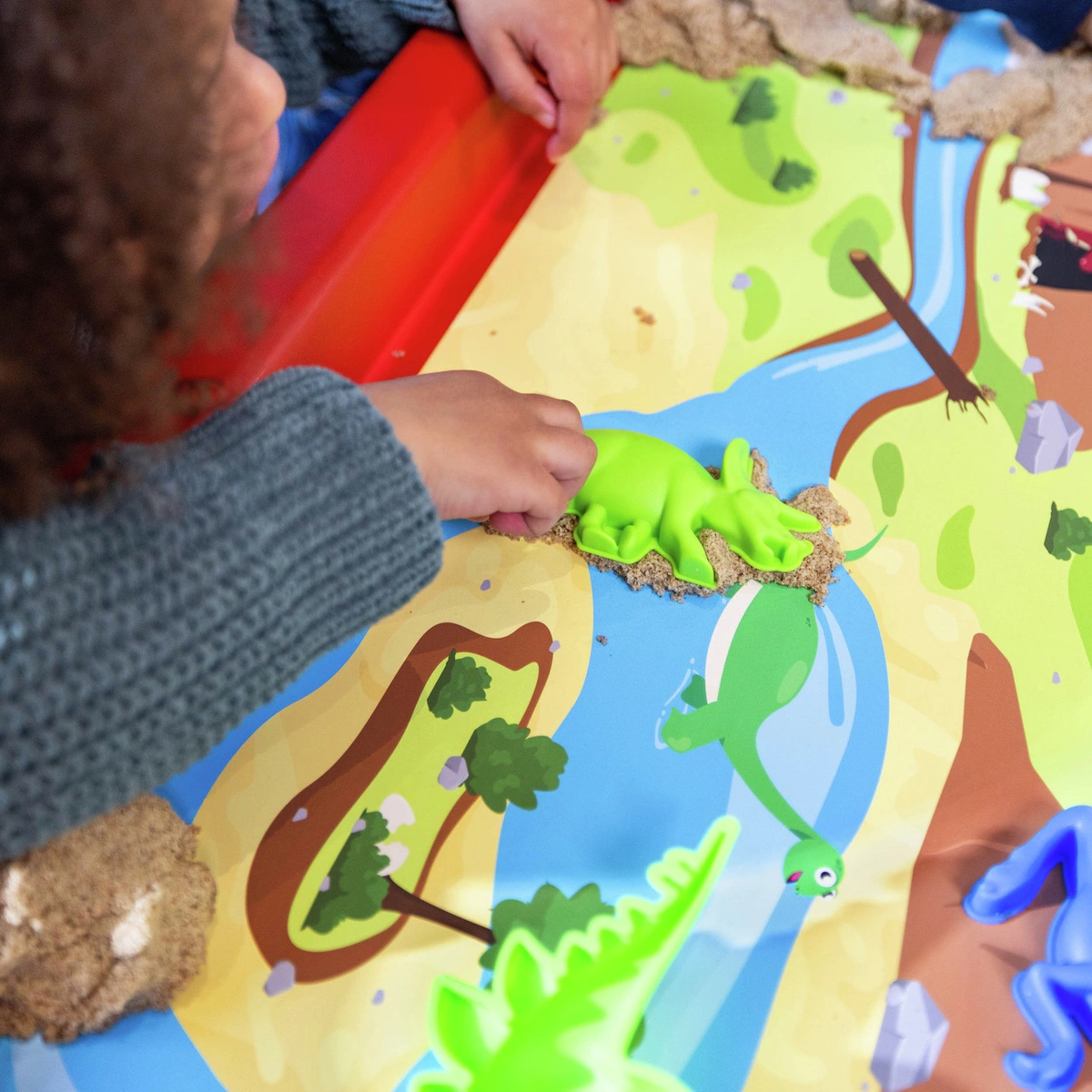 Play Tray Sea and Dino Play Mat Set