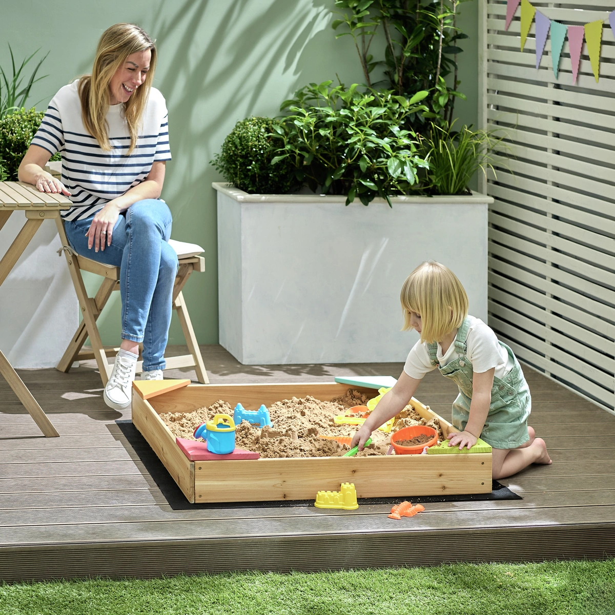 Chad Valley Wooden Sand Pit