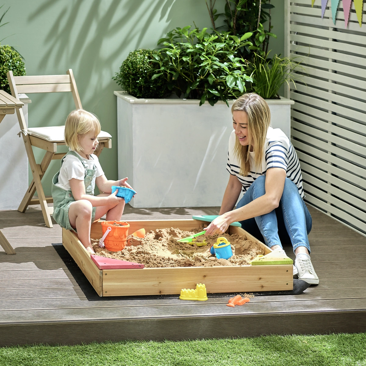 Chad Valley Wooden Sand Pit