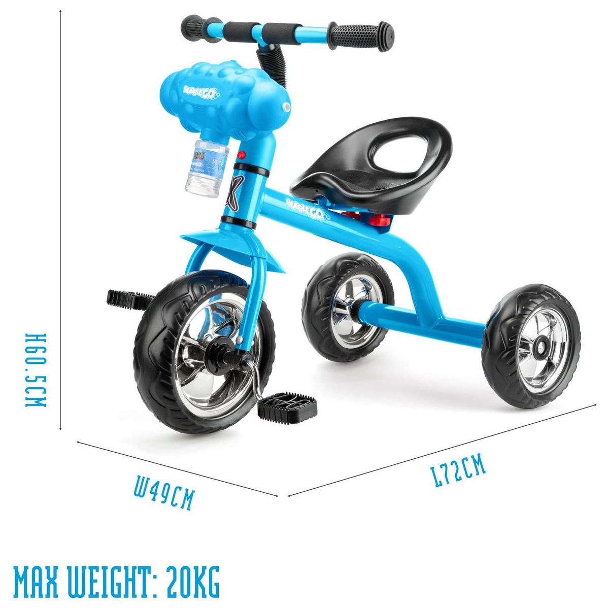 Xootz Bubble Go Trike - Blue