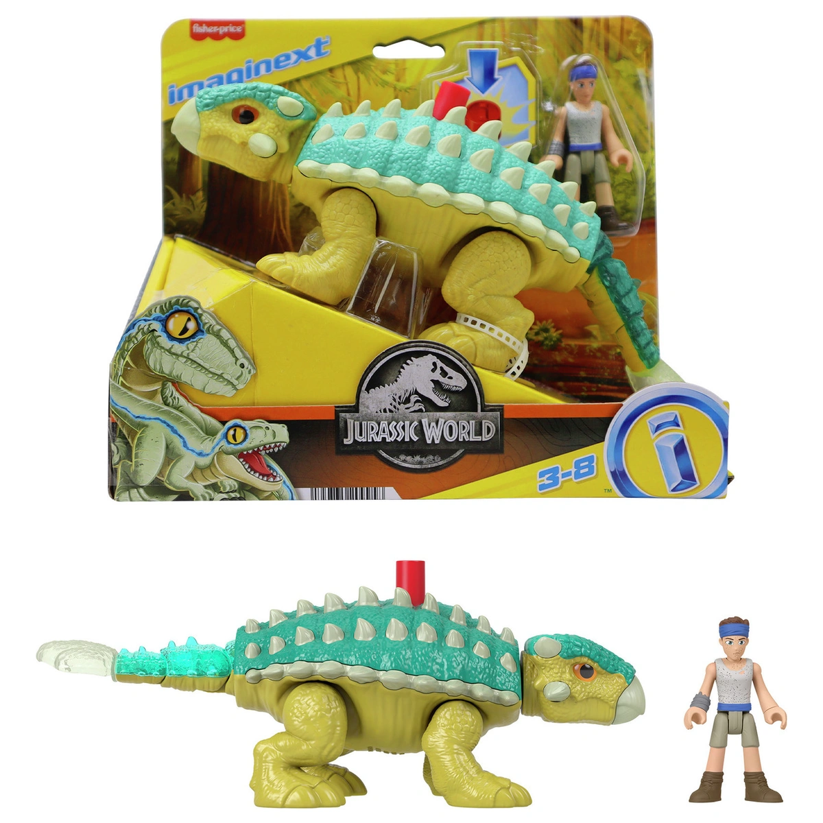 Imaginext Jurassic World Bumpy & Ben Dinosaur Toy