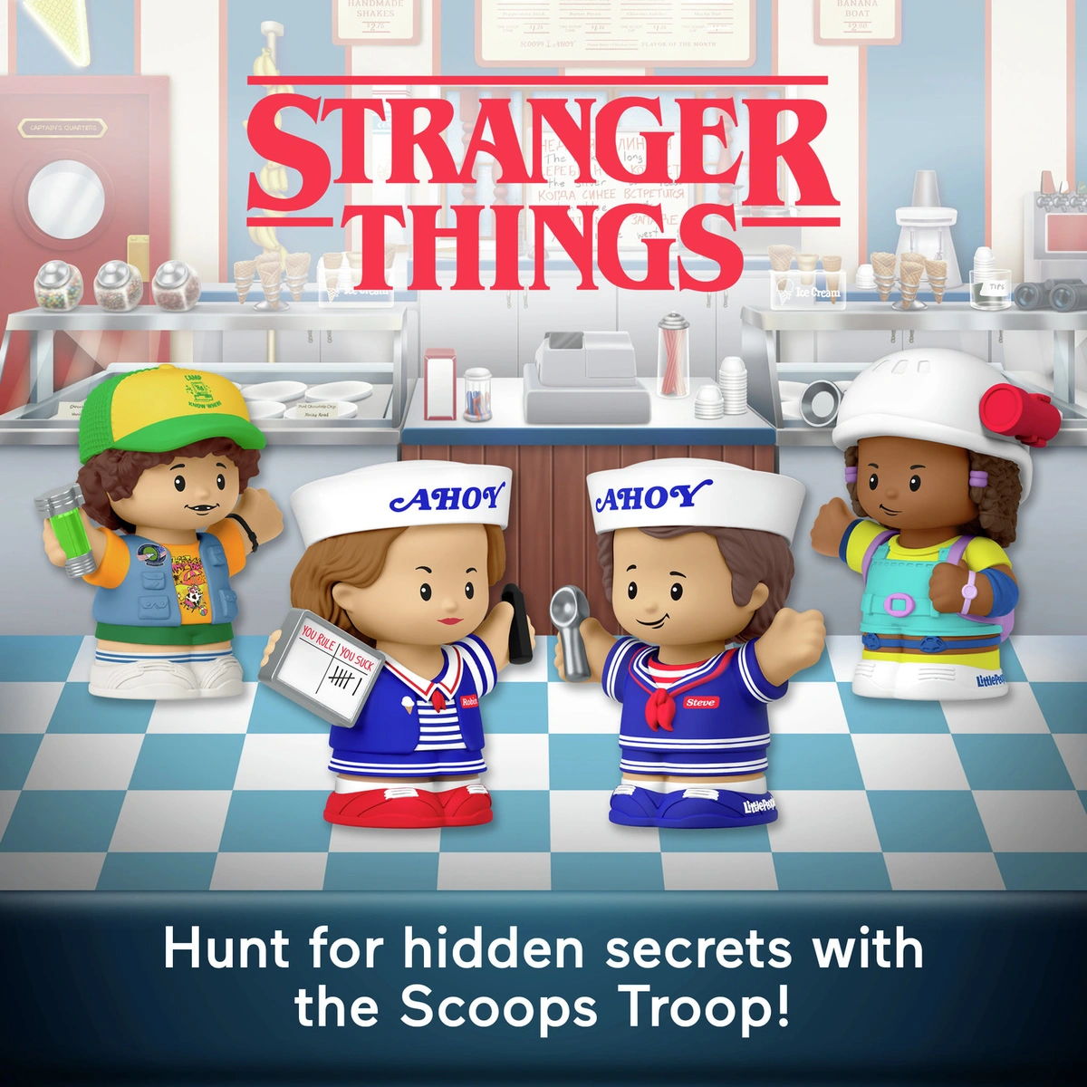Collector Stranger Things Scoops Troop Special Edition Set