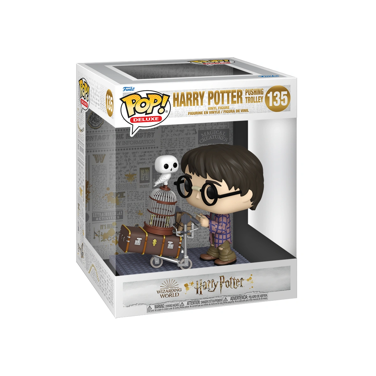 Harry Potter POP Deluxe Harry Pushing Trolley Figure