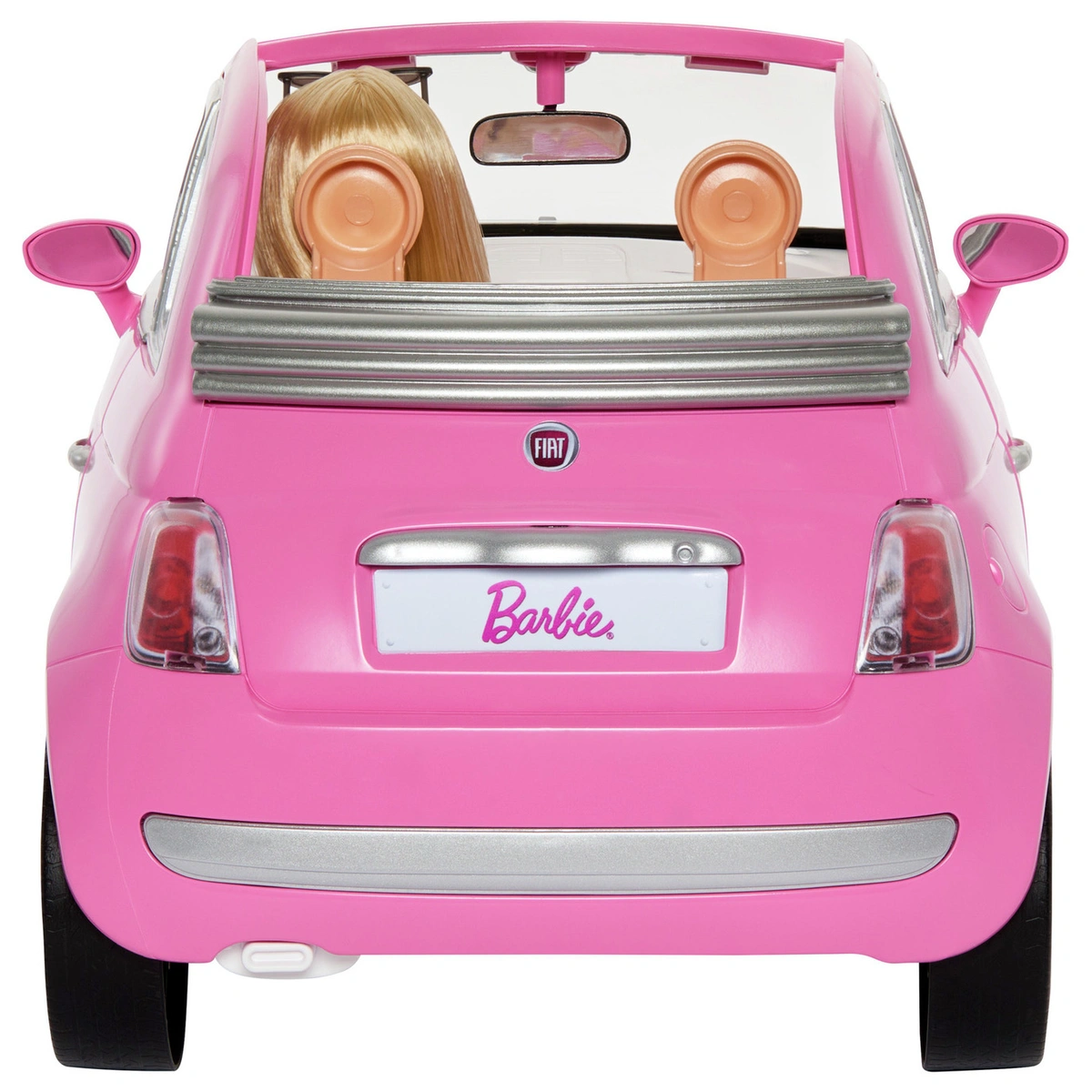 Barbie Doll & Fiat 500 Vehicle Toy Car Playset