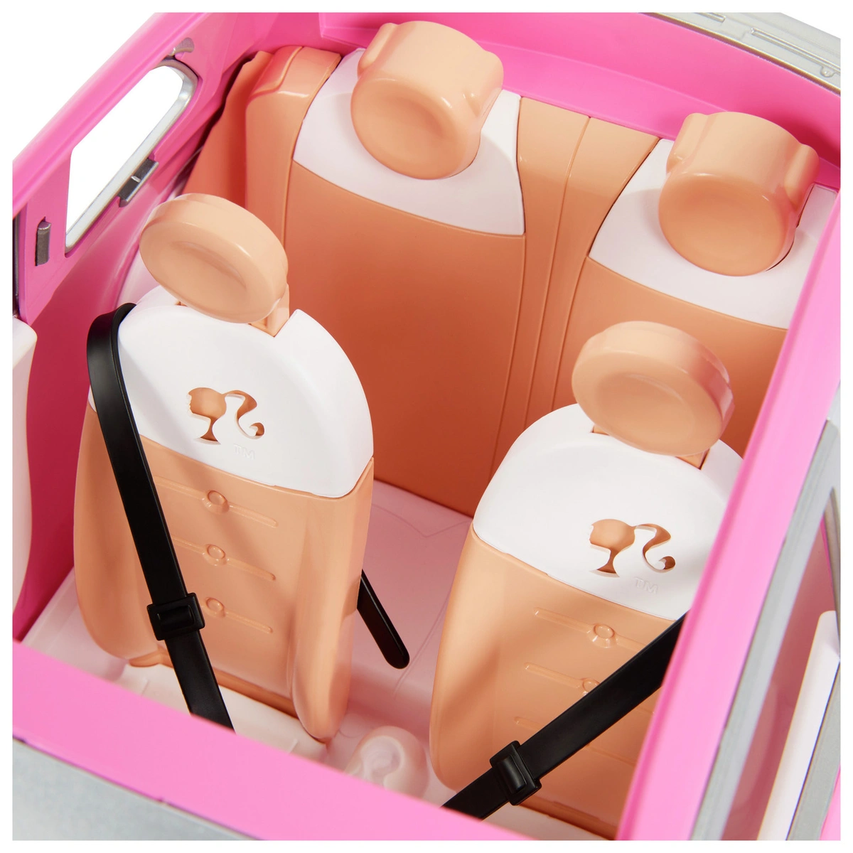 Barbie Doll & Fiat 500 Vehicle Toy Car Playset