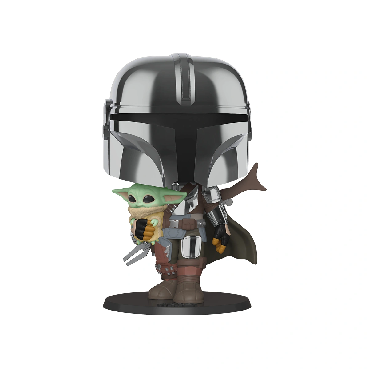 Star Wars Pop Mandalorian with Chrome Figure