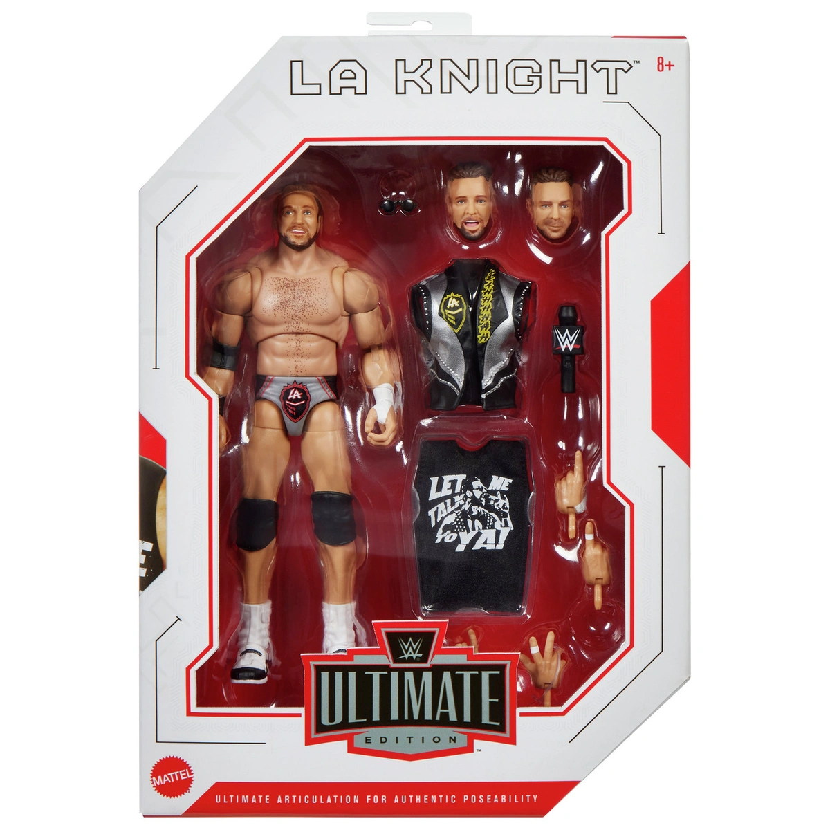 WWE Ultimate Edition LA Knight Action Figure & Accessories