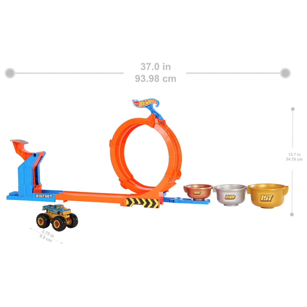 Hot Wheels Monster Trucks Loop & Flip Challenge Playset