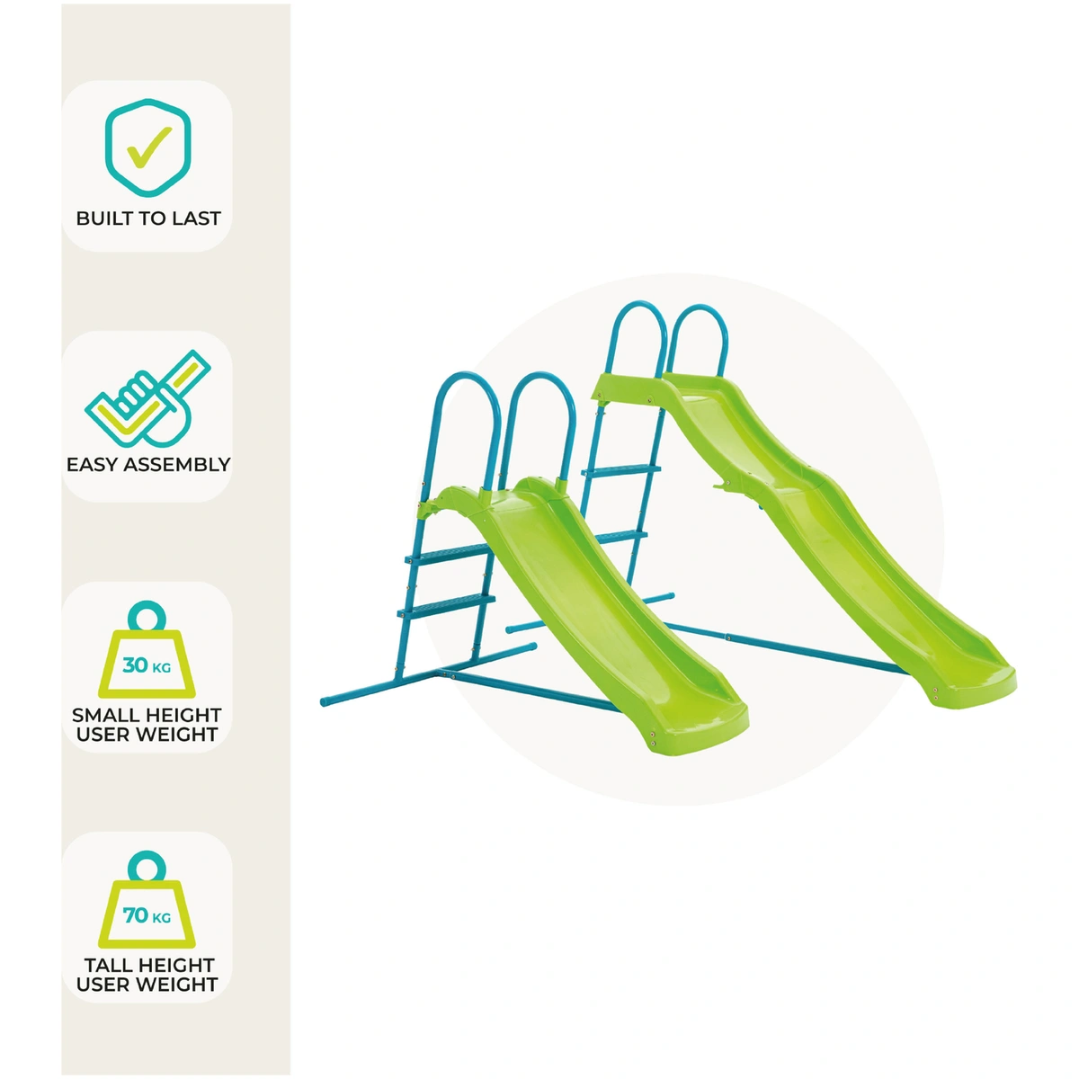 TP Toys 6ft Small to Tall Growable Slide