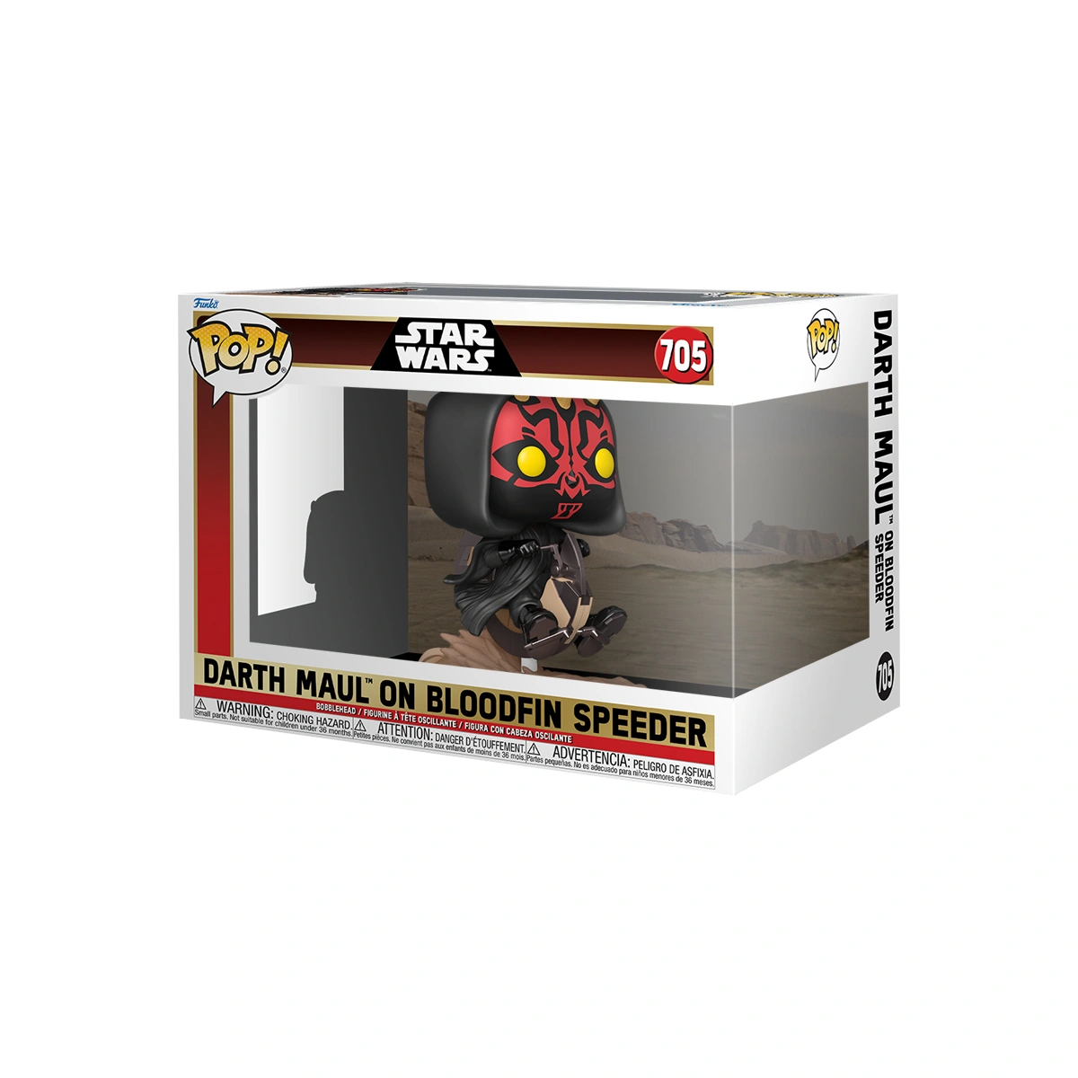 Star Wars Pop Rides Deluxe Darth Mall On Bloodfin Figure