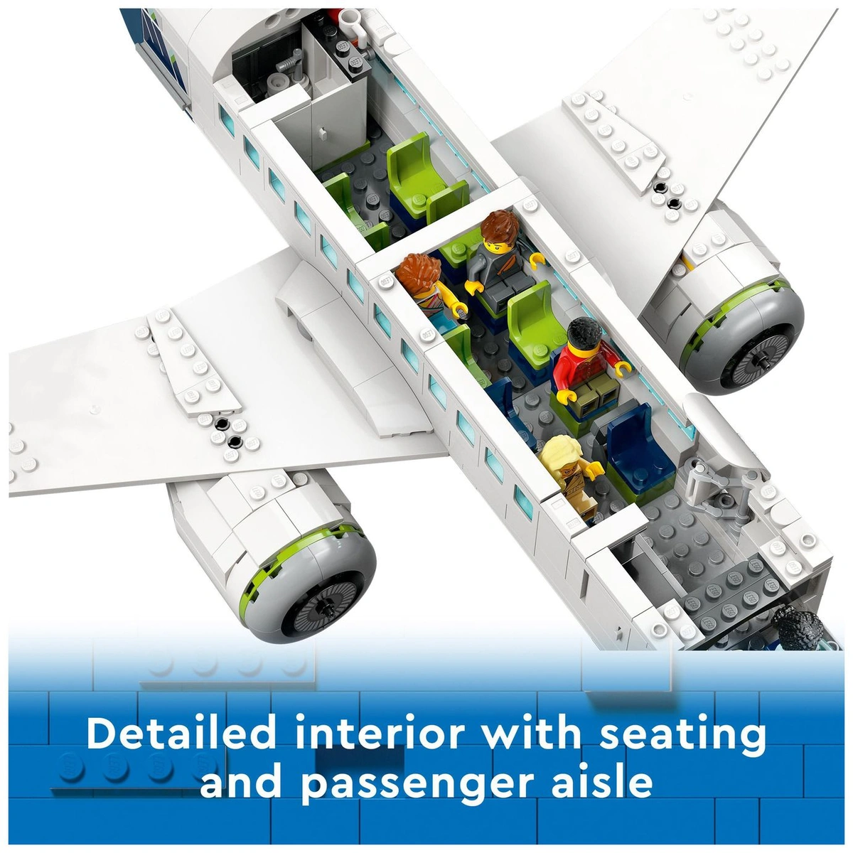 LEGO City Passenger Aeroplane Toy & 4 Airport Vehicles 60367