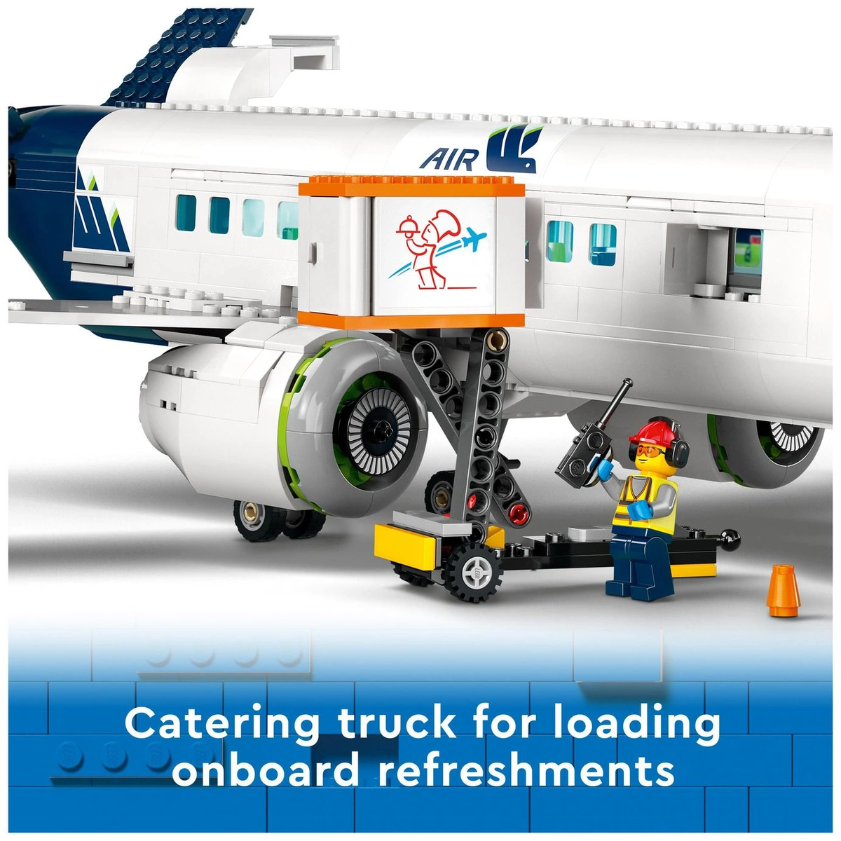 LEGO City Passenger Aeroplane Toy & 4 Airport Vehicles 60367