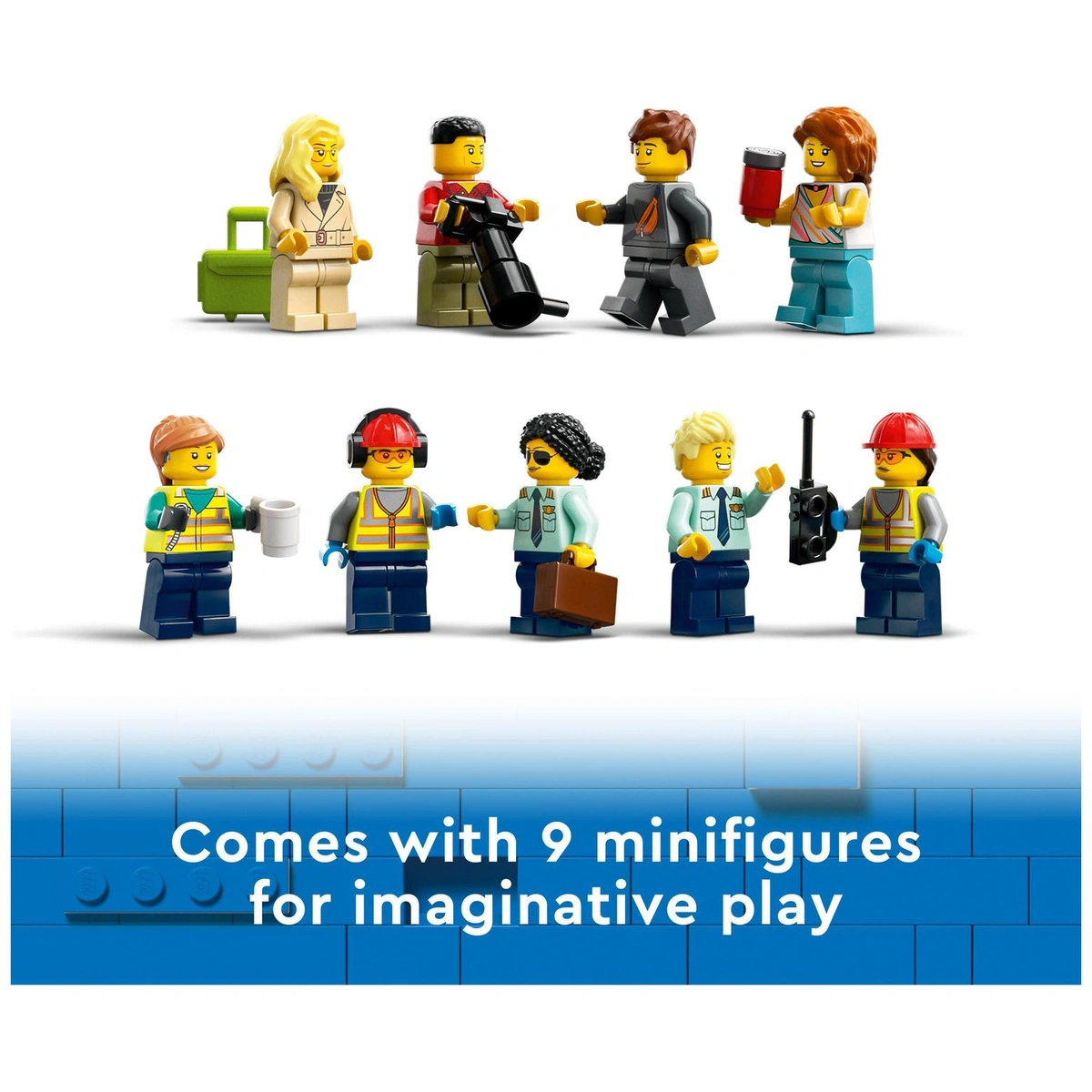 LEGO City Passenger Aeroplane Toy & 4 Airport Vehicles 60367