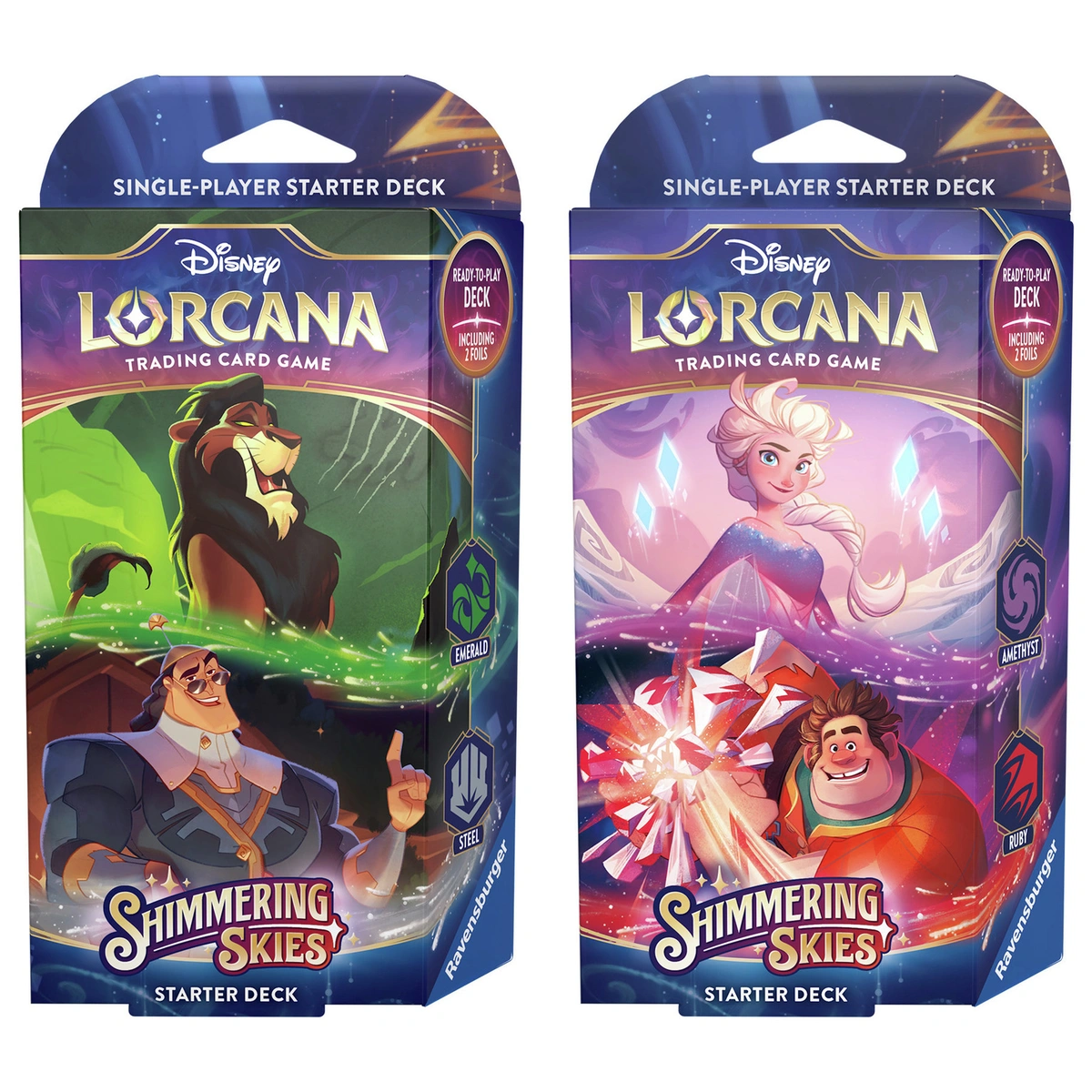Disney Lorcana Starter Deck Trading Card-Set of 5