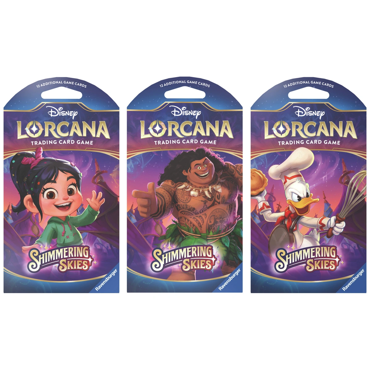 Disney Lorcana Booster 3 Packs Trading Card-Set of 5
