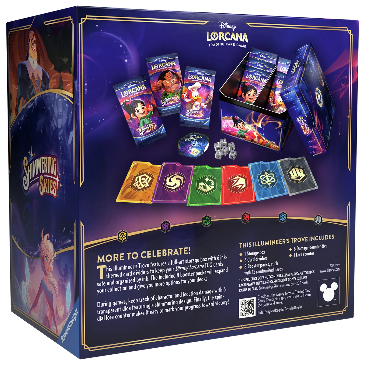 Disney Lorcana Trove Trainer Trading Card-Set of 5