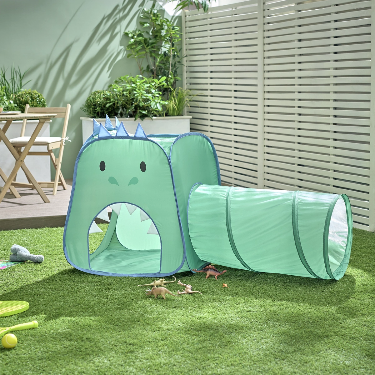 Chad Valley Dinosaur Play Tent and Tunnel