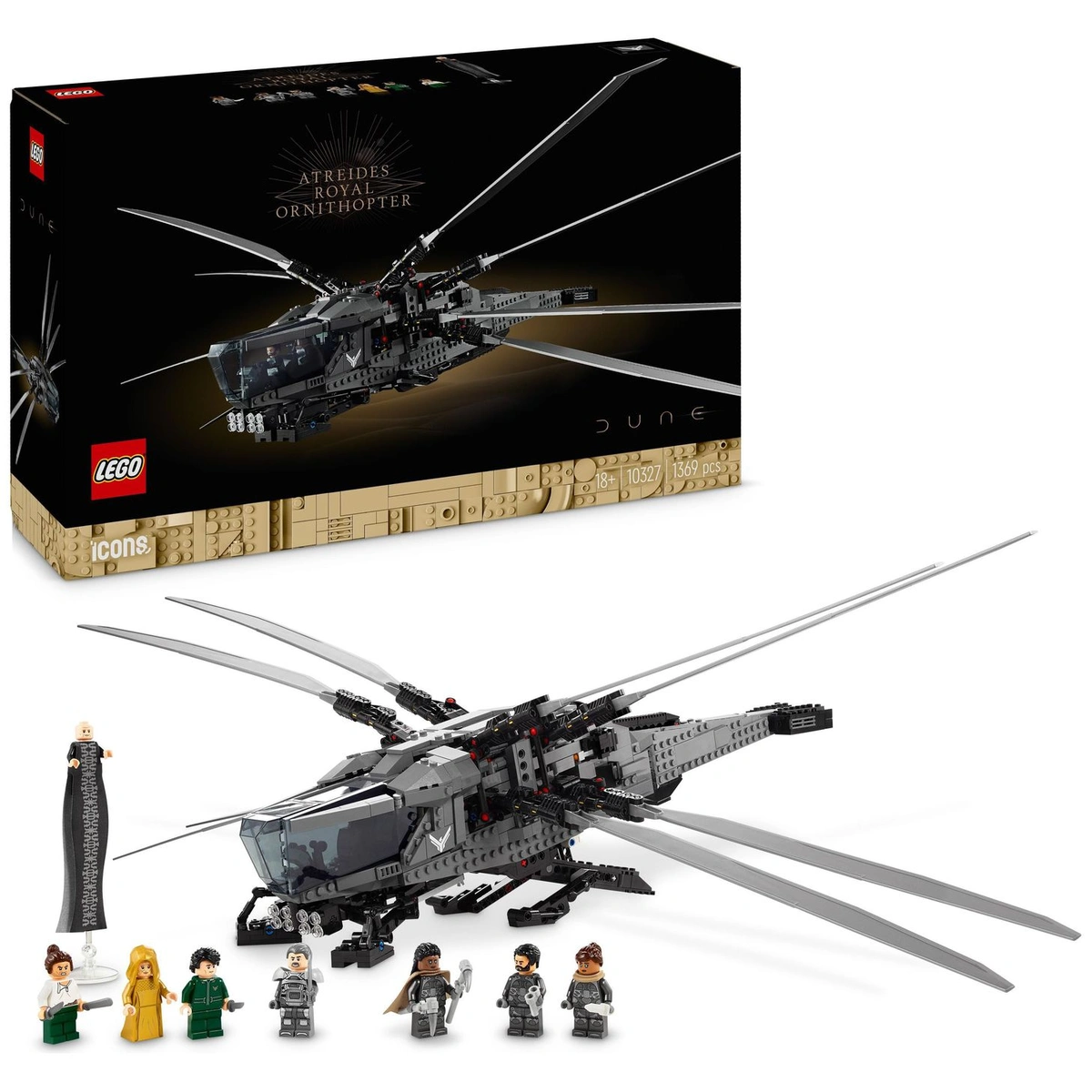 LEGO Icons Dune Atreides Royal Ornithopter 10327