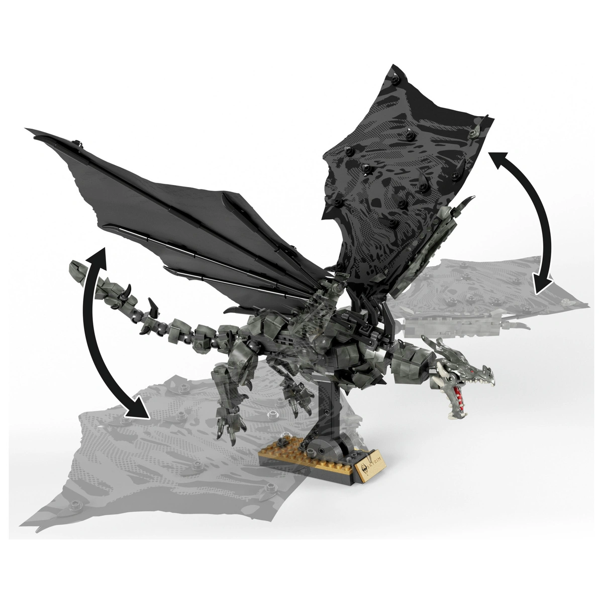 Skyrim Alduin the World Waster Building Kit & Action Figure