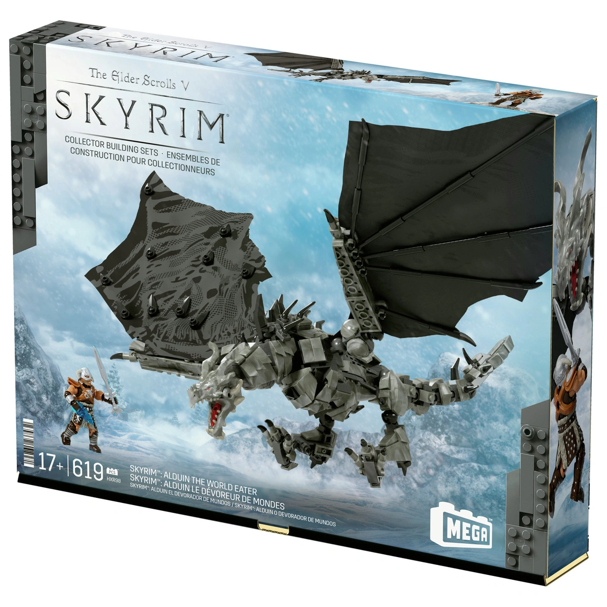 Skyrim Alduin the World Waster Building Kit & Action Figure
