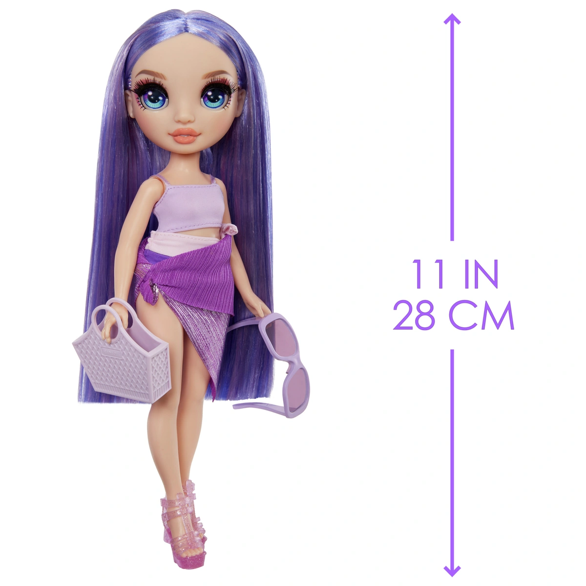 Rainbow High Swim & Style Doll - Violet (Purple) - 27cm