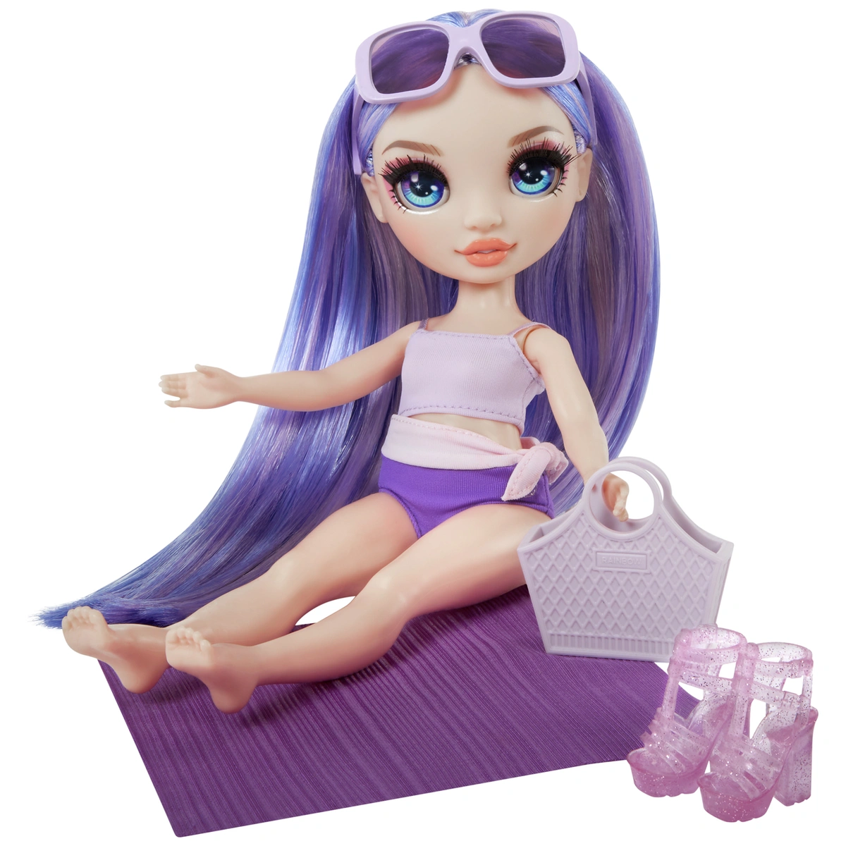 Rainbow High Swim & Style Doll - Violet (Purple) - 27cm