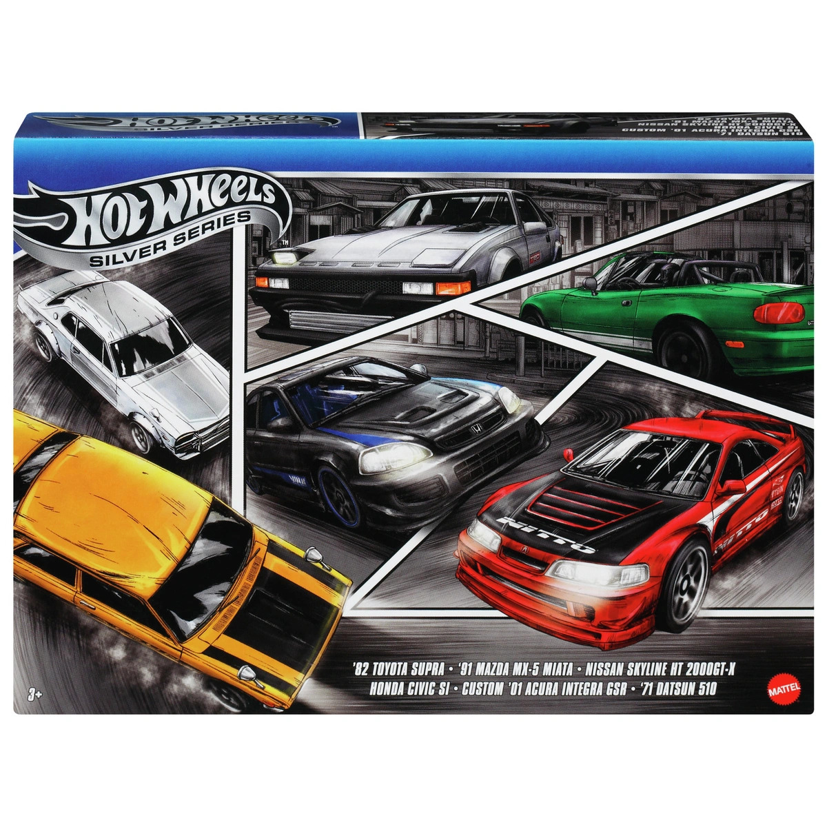 Hot Wheels 1:64 Scale Toy Cars - Diecast Japanese Vehicles