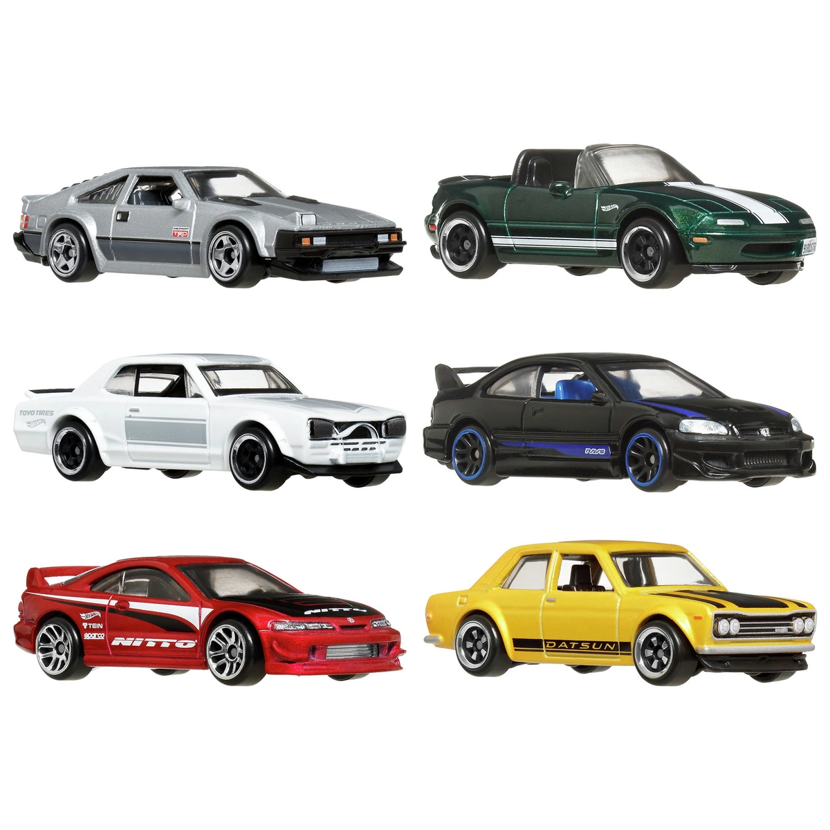Hot Wheels 1:64 Scale Toy Cars - Diecast Japanese Vehicles