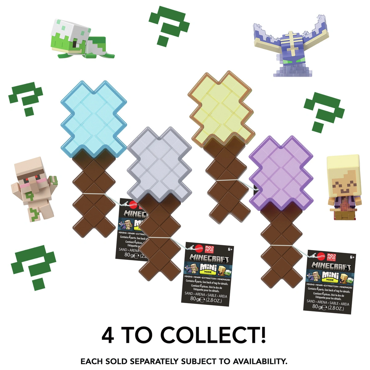 Minecraft Mini Mode Potion Brewing Action Figures