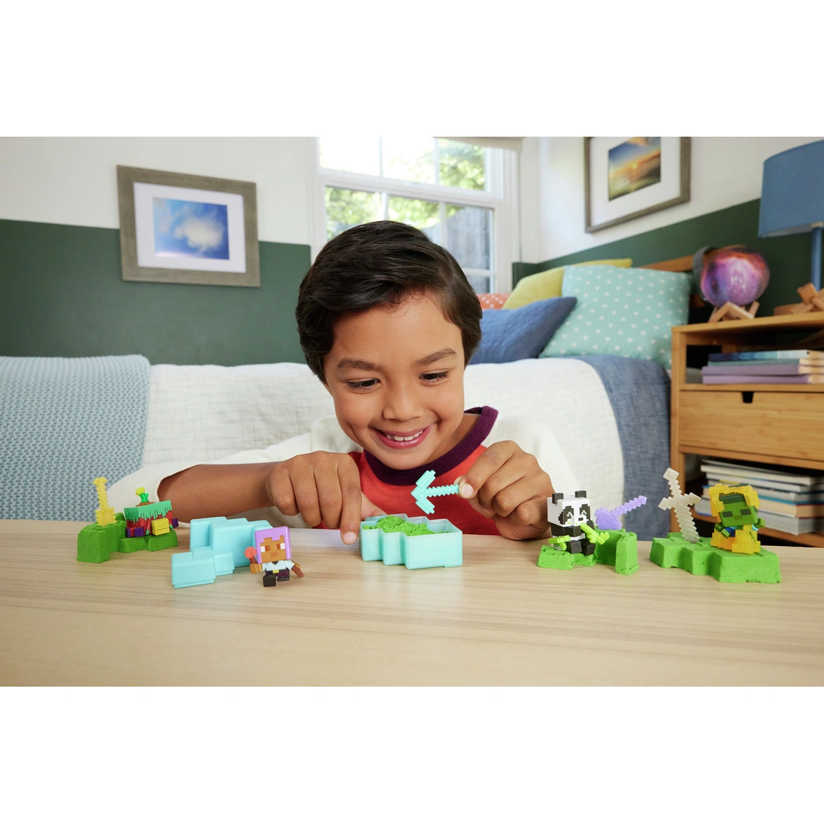 Minecraft Mini Mode Potion Brewing Action Figures