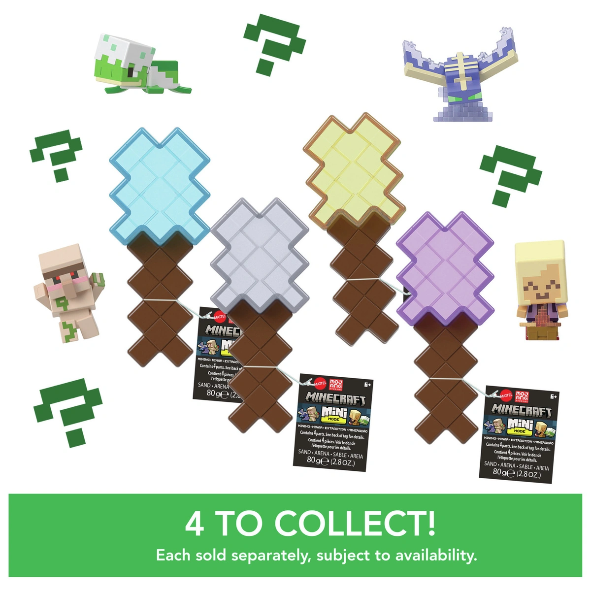 Minecraft Mini Mode Potion Brewing Action Figures