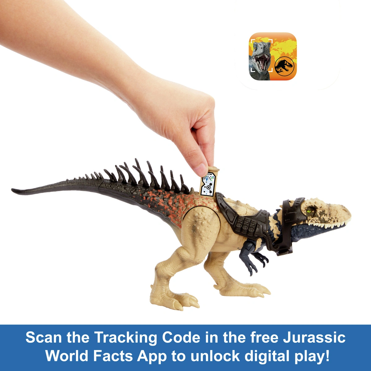 Jurassic World Gigantic Trackers Bistahieversor Dinosaur Toy