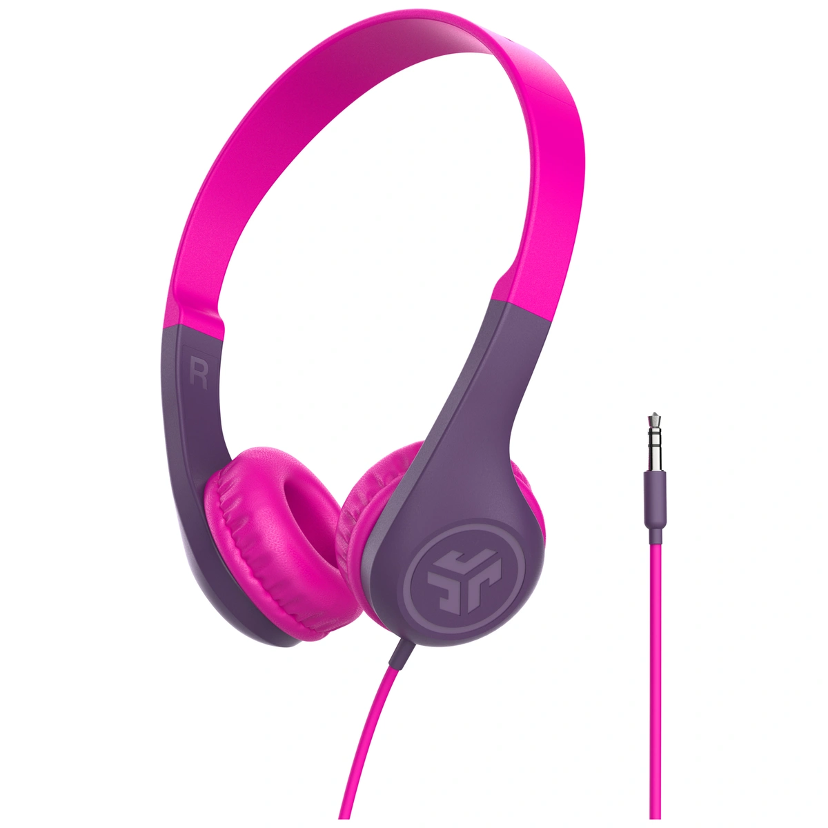 JLab JBuddies Pop Kids Wired On Ear Headphones - Pink