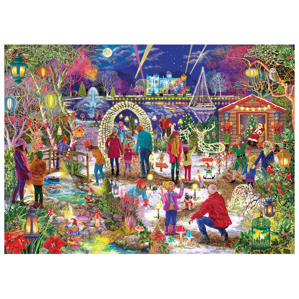 Enchanted Christmas 1000 Pieces Jigsaw Puzzle