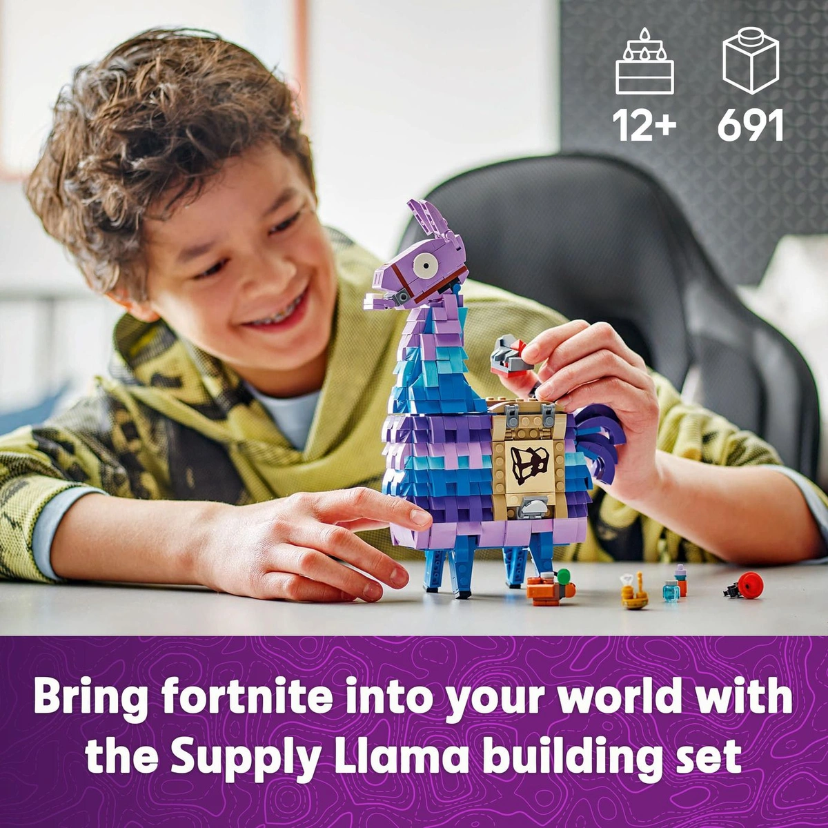 LEGO Fortnite Supply Llama Video Game Character Toy 77071