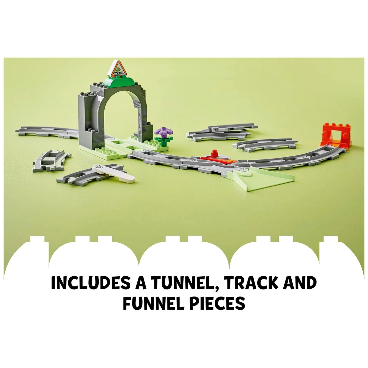 LEGO DUPLO Train Tunnel and Tracks Expansion Set Toy 10425