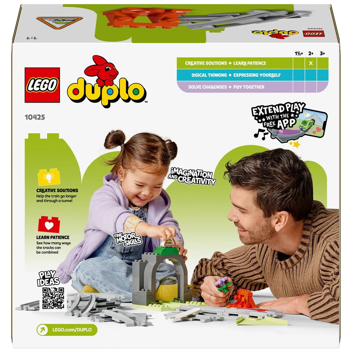 LEGO DUPLO Train Tunnel and Tracks Expansion Set Toy 10425