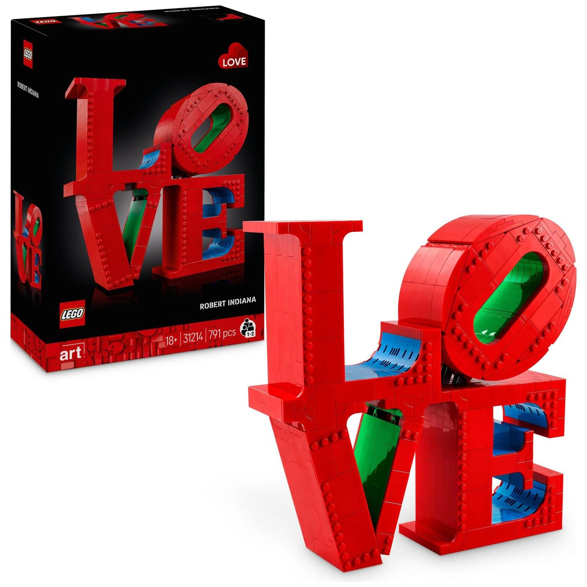 LEGO Art LOVE Home Decor Building Set for Adults 31214