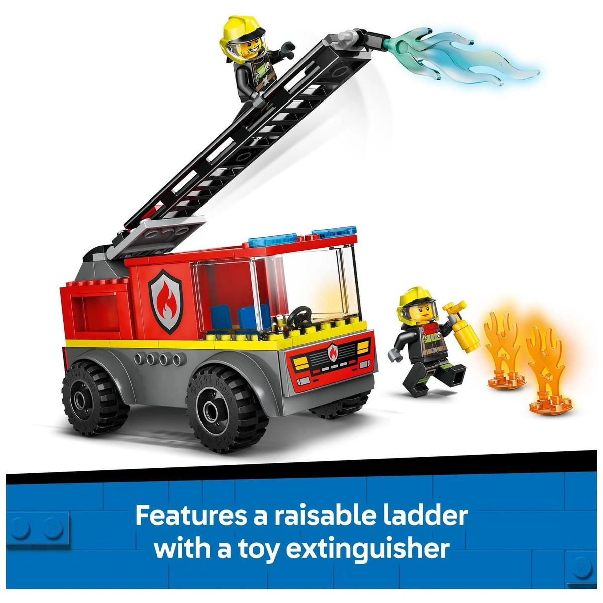 LEGO City Fire Engine with Ladder, Firefighter Toy 60463