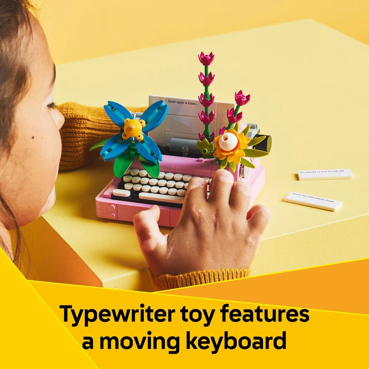 LEGO Creator 3in1 Typewriter with Flowers Toy for Kids 31169