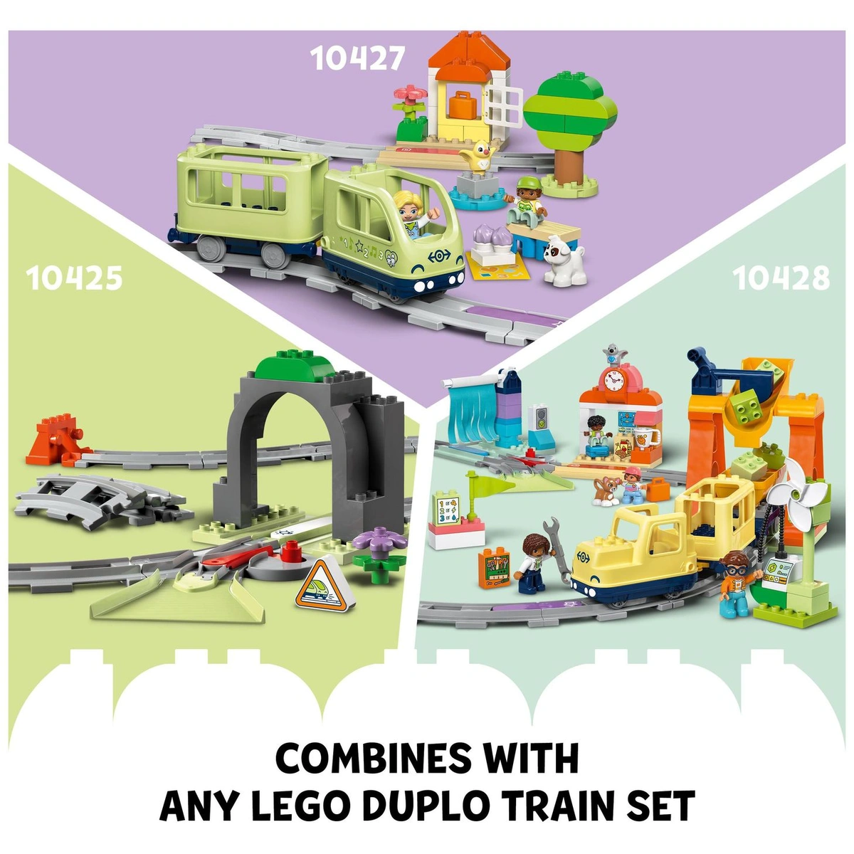 LEGO DUPLO Train Bridge and Tracks Expansion Set Toy 10426