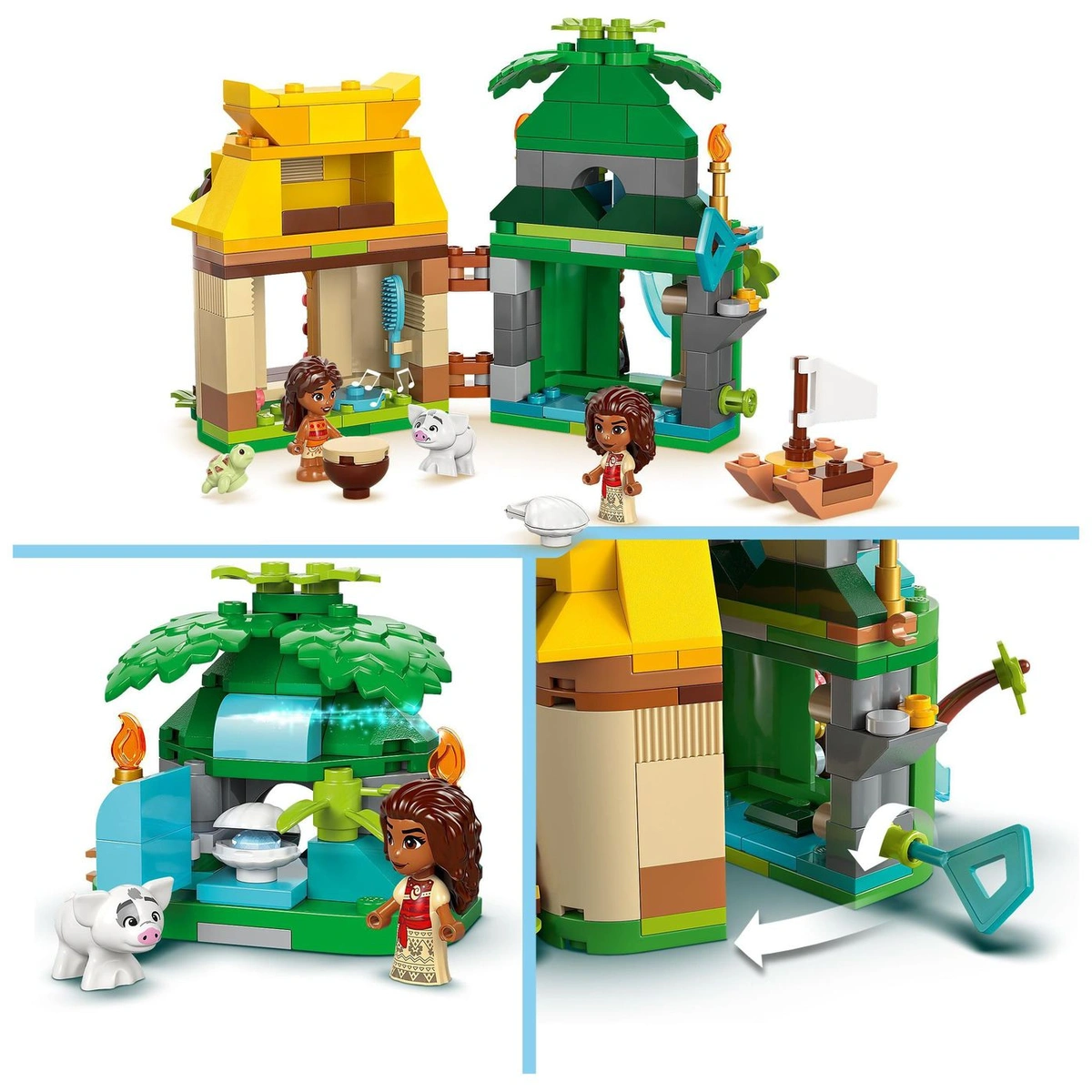 LEGO Disney Princess Moana's Island Fun Building Toy 43260