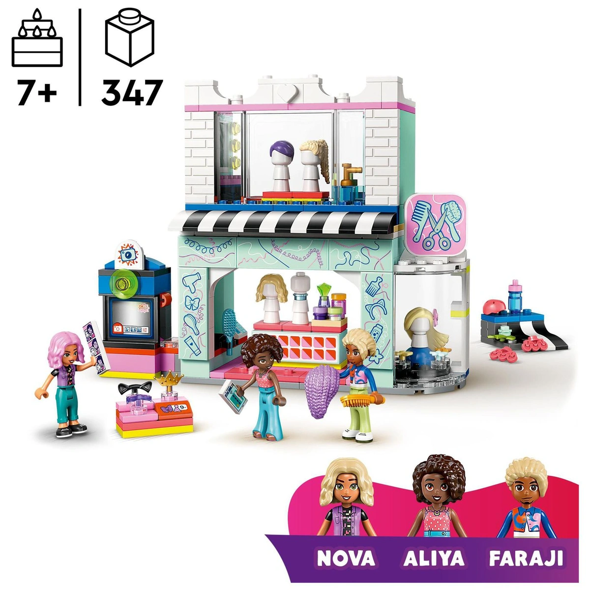 LEGO Friends Hair Salon and Accessories Shop Toy Set 42662