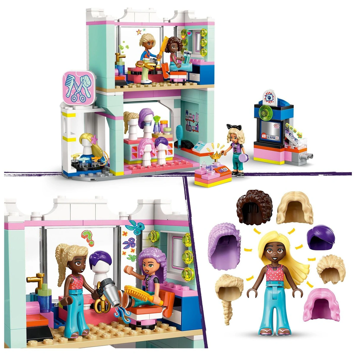 LEGO Friends Hair Salon and Accessories Shop Toy Set 42662