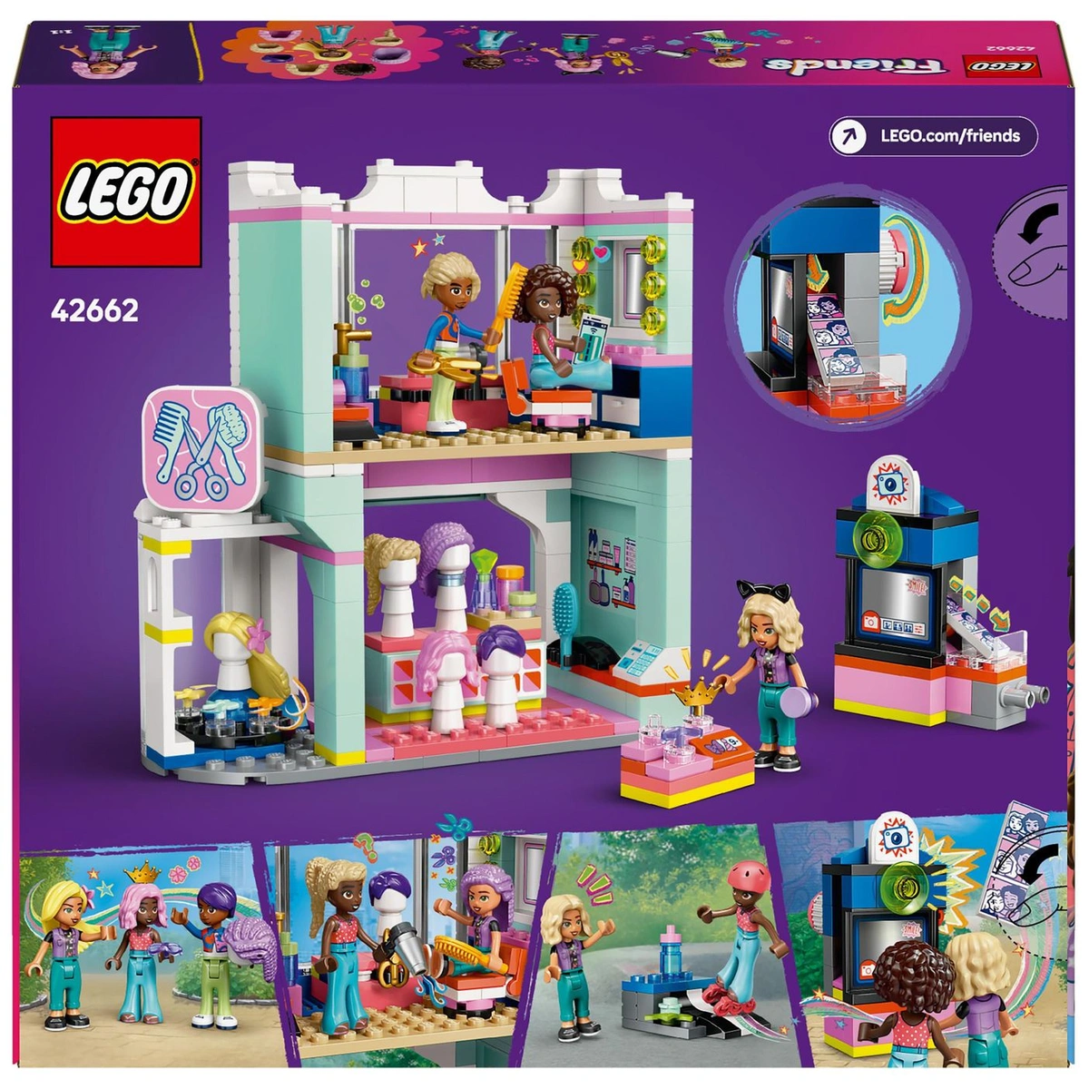 LEGO Friends Hair Salon and Accessories Shop Toy Set 42662