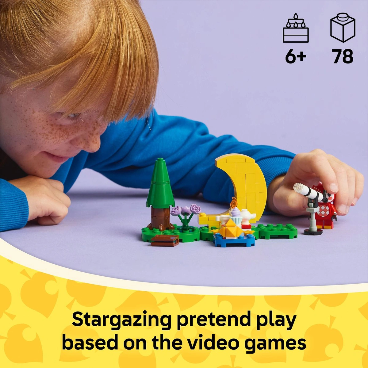 LEGO Animal Crossing Stargazing with Celeste Toy 77053